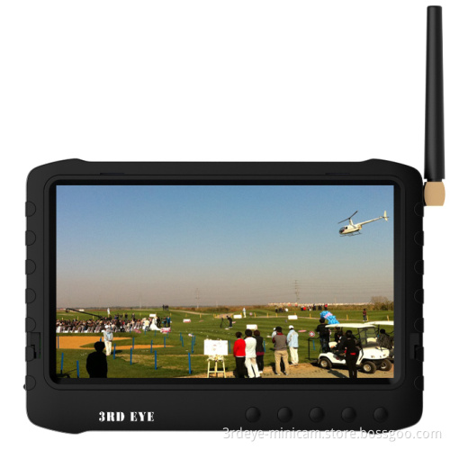 5'' LCD Monitor with Sun Visor for Fpv Hobby (1.2GHz/2.4GHz/5.8g freq. No blue screen)